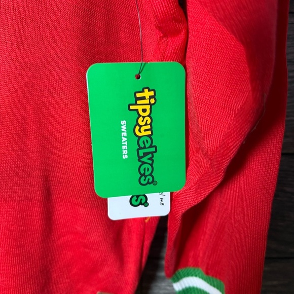 Tipsy Elves Go Elf Yourself Christmas Sweater Fun Whimsical Brand New Size XL - Picture 9 of 9